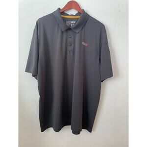5.11 Tactical Shirt Gray Short Sleeves Pockets Button Up Side Vents Mens 2XL
